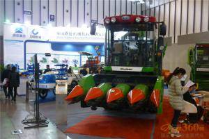 第八届中国（江苏）国际农业机械展览会现场。此图为中国农业机械化科学研究院展厅。