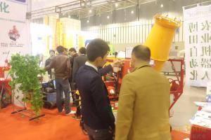 第八届中国（江苏）国际农业机械展览会现场。此图为苏州博田自动化技术有限公司展厅。