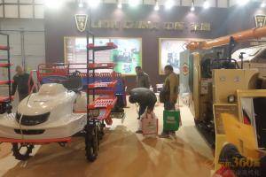第八届中国（江苏）国际农业机械展览会现场。