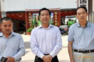 亳州市农机局长卢伯瑛宣布中国农机创客大赛亳州赛区正式启动。
