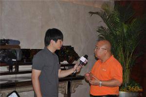 吴克铭总裁接受中央电视台采访。