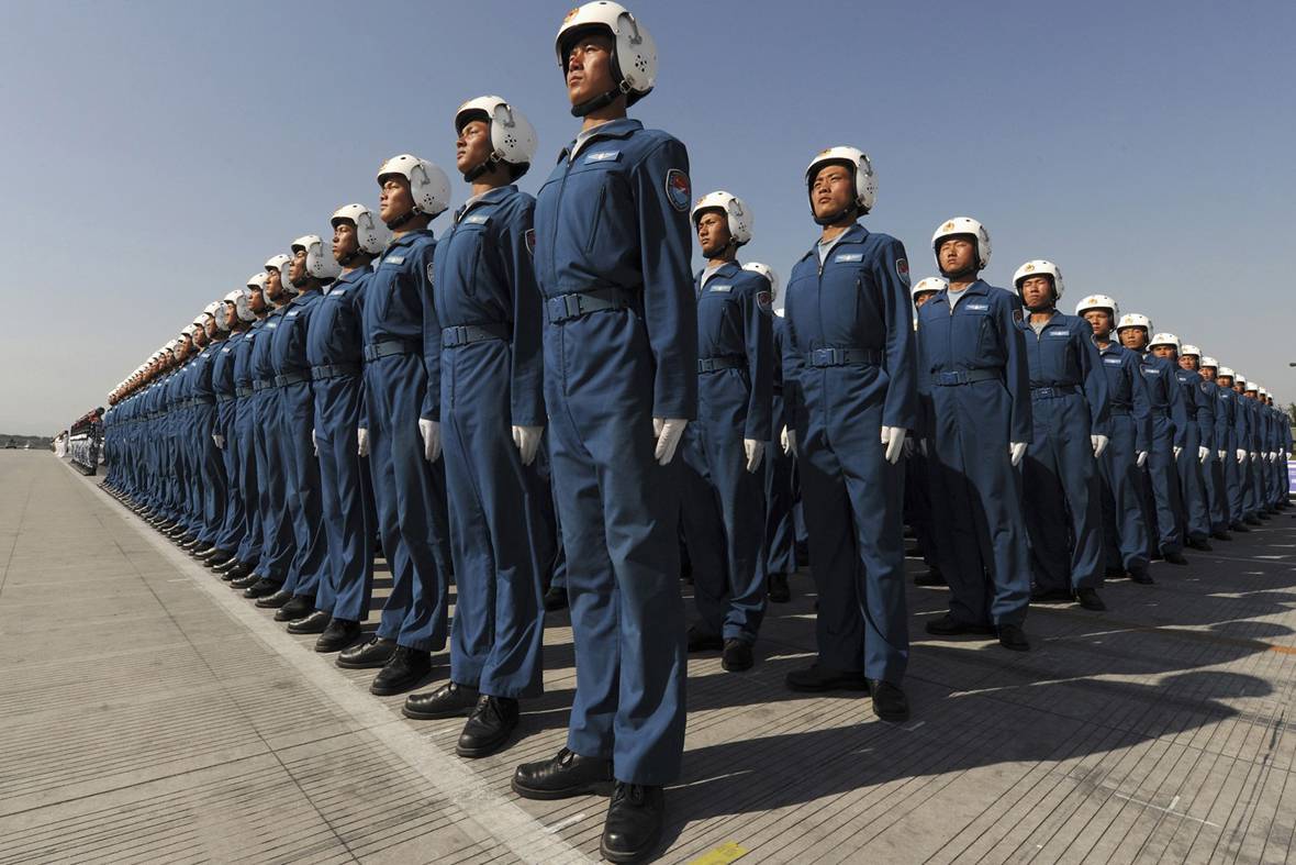 中国空军建国60年阅兵.