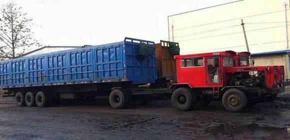 东方红d1000运输型拖拉机首次实现出口