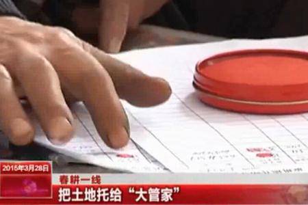 山西春耕一线 把土地托给“大管家”