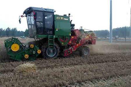 安阳市豫工农业机械有限公司小麦收获打捆作业视频