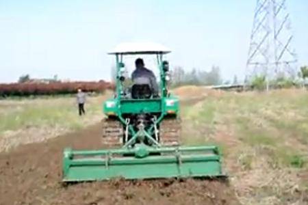 九阳农机履带拖拉机旱地作业视频合集